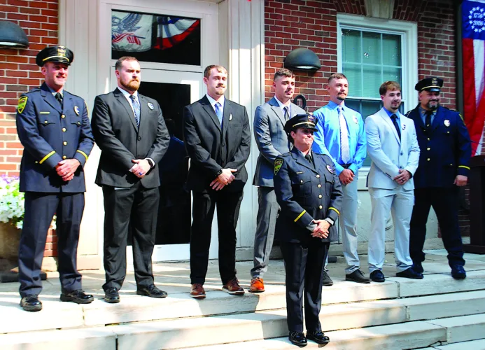 Marietta Police Department swears in five new patrolmen
